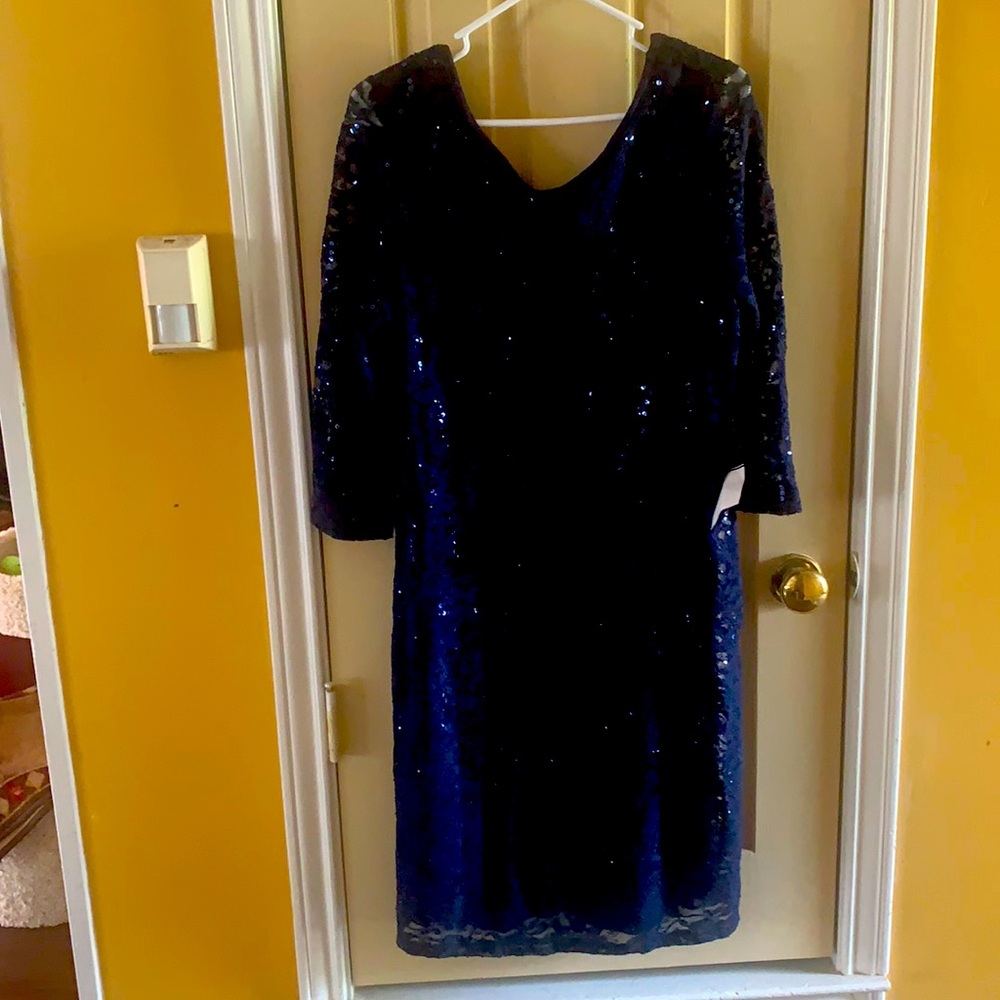 Navy blue dress
